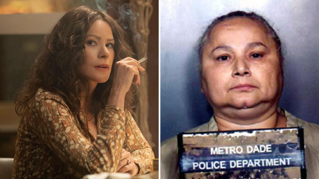 Sofía Vergara as Griselda and the actual Griselda Blanco
